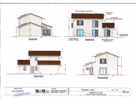 maison de 121m2   une suite parentale  3 chambres  garage  terrasse  jardin