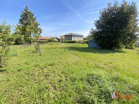à vendre : rare terrain plat de 500 m² – maubec (38300)