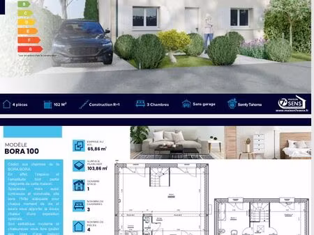 maison 4 pièces 102 m²