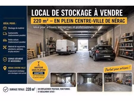 local commercial à vendre