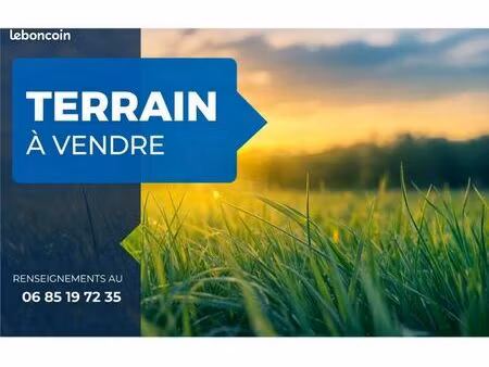 terrain 600 m² virelade