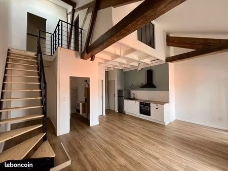 duplex/loft - 3 pieces 90 m2 - nu 650 cc