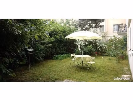 jardin secret 3 pièces meublé val de fontenay