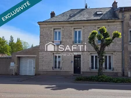 maison 6 pièces avec 2 garages et un jardin clos