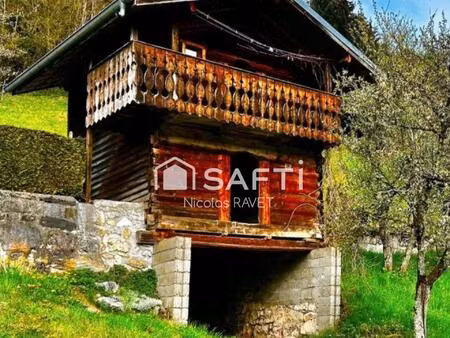 mazot savoyard authentique avec terrain constructible