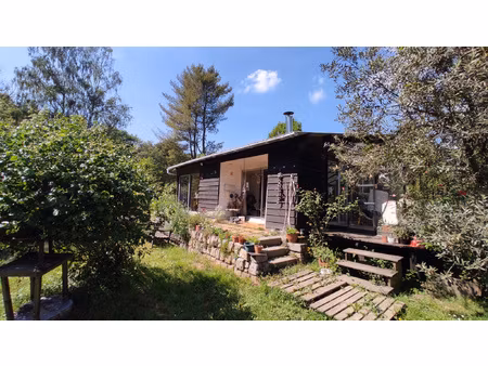 terrain avec chalet de loisirs