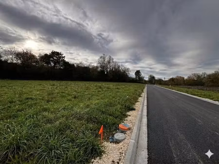 vente terrain à construire 834 m² cubnezais (33620)