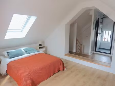 saint-marc-sur-mer centre : rare duplex loft t5 rénové  terras