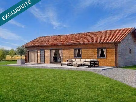 maison ossature bois   belle pièce à vivre  4 chambres