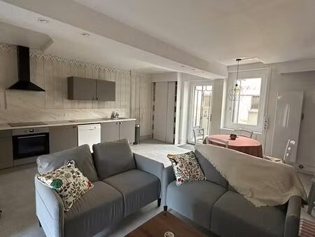 charmante maison lumineuse 78m2 et terrain clos attenant