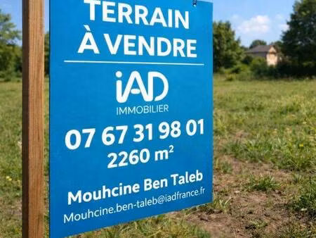 terrain constructible à vendre