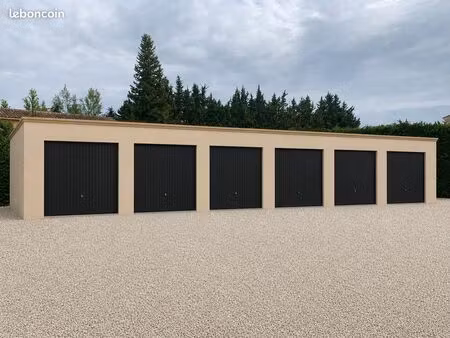 garages neufs securisés 20 m2