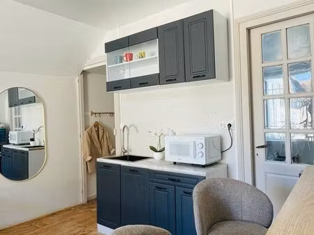 studio meublé rénové – hyper centre – 26 m² – tout inclus – jardin