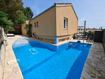 villa toulon ouest de plain pied 4 pièce(s) 78 m2 sur terrain 435m2 + garage 48m2
