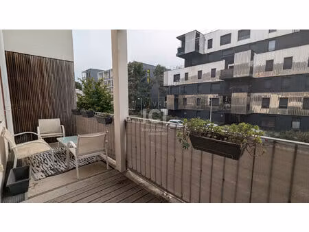 appartement t2 49.08m² - meuble - nantes secteur beaujoire - loggia + parking