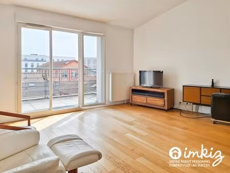pantin – 2p 49 m²  plafond cathédrale  balcon