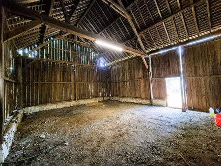 à vendre – maison à rénover - grand garage - grange - greniers - grand terrain arboré à éc