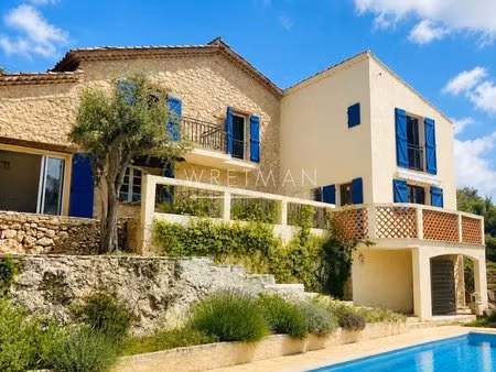 charmante villa en pierre avec maison d’amis et vue panoramique - bagnols en forêt