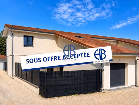 à vendre maison 4 pièce(s) 90 m2 récente louée à châbons - idéal investisseur