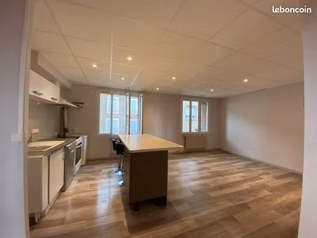 appartement t3 - centre ville  terrasse et garage