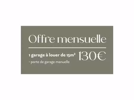 garage à louer à vendémian
