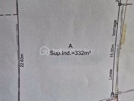 terrain constructible à vendre