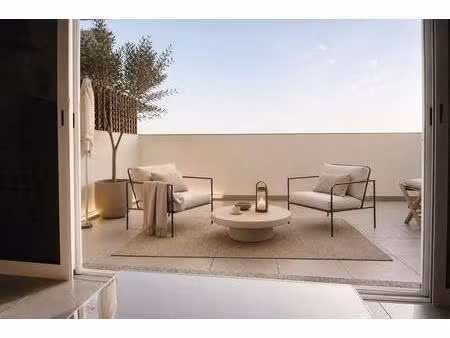 superbe f4 plein sud de 86m2 m2 avec deux terrasses de 38m2   à 7 min à pied du m14