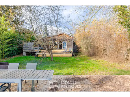 charmant chalet 100 m² sur l'île verte ? bord de seine  grand bras