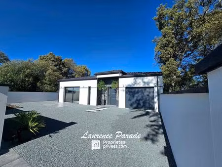 maison récente avec garage