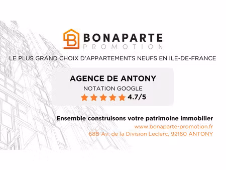 cadre de vie recherché à châtenay-malabry ! t3 66 m² avec agréable terrasse