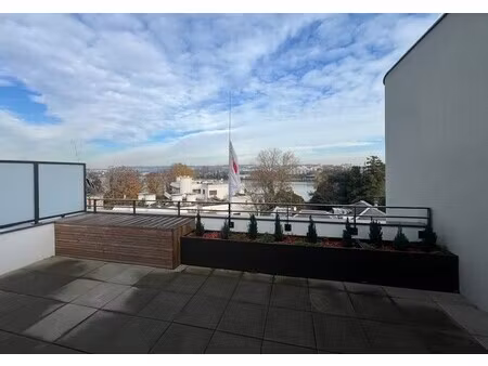 retour de lot - enghien les bains - vue lac - terrasse - duplex