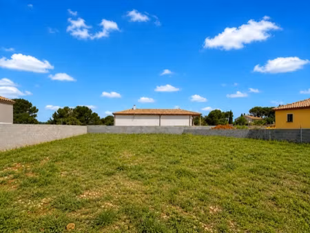 terrain à vendre puisserguier 983m2 160 000€