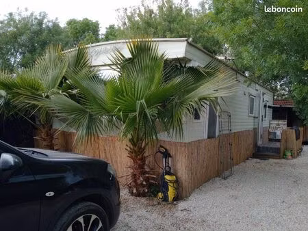 mobil-home sur terrain