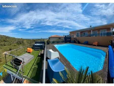 villa contemporaine vue mer maquis montagnes