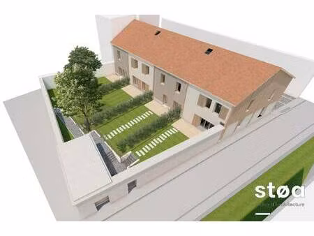terrain avec maison neuve à vendre
