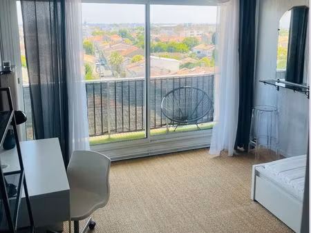 chambre meublée balcon parking