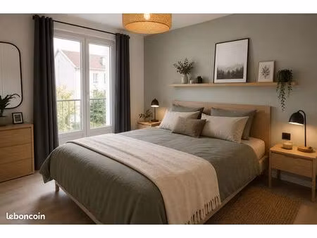 appartement/maison 3 pièces avec jardin