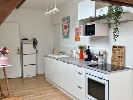 t2 sous combles – hermonville (51220) – 40 m² loi carrez / 58 m² au sol