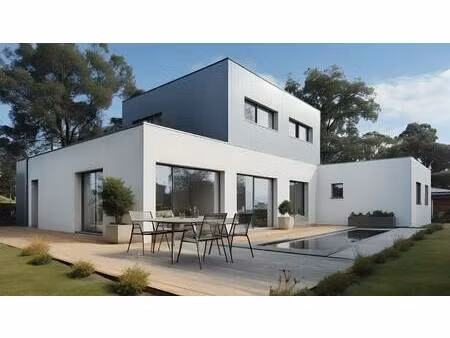 terrain avec maison neuve à vendre