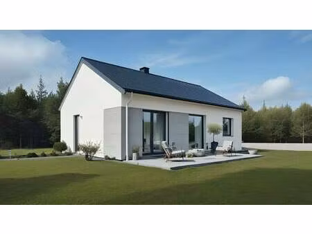 terrain avec maison neuve à vendre