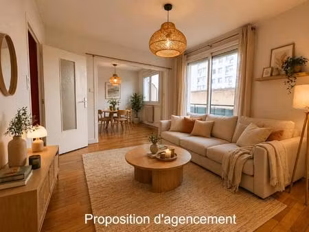 appartement t4 à vendre – quartier maladière – lumineux  calme avec balcon  cave et grenie
