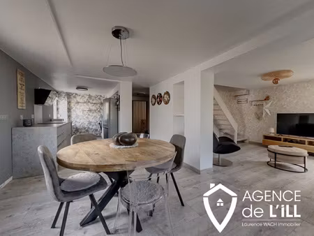 appartement 120 m2 à marckolsheim avec cour privative