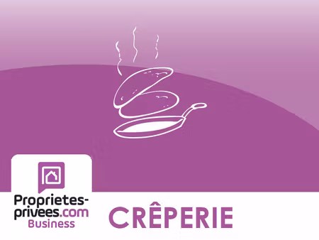 exclusivite - bar crêperie restauration 70 couverts avec terrasse et logement