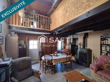 maison en pierre de caractere +terrain +garage
