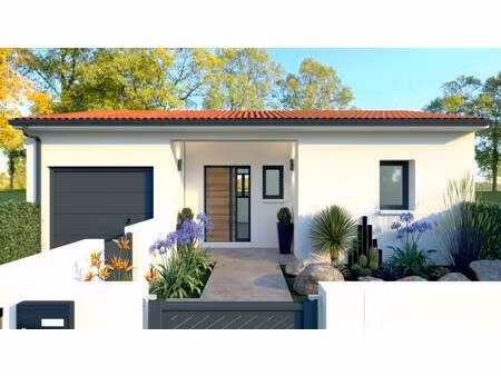 terrain avec maison neuve à vendre
