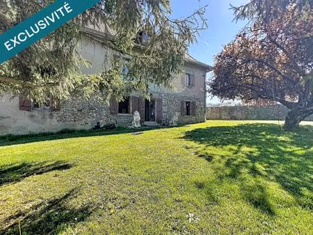 maison dauphinoise  t7 terrain plat 3657 m²  clos.