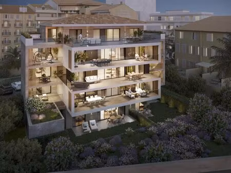 centre cannes - programme neuf - villa sur toit