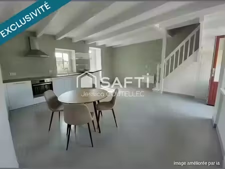 vente maison 3 pièces 61 m² à cruguel (56420)  90 000 €