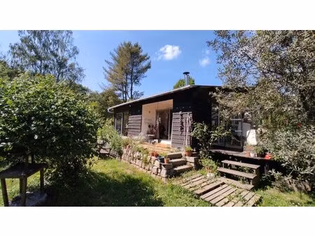 vente terrain avec chalet de loisirs