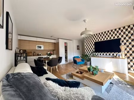 appartement rdj t3 - 63 m² - franco suisse - 2021 - double box